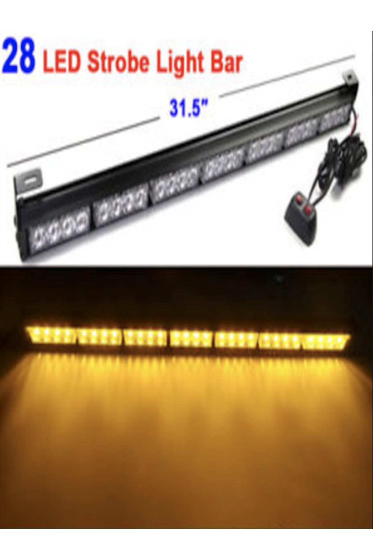 Tepe%20Led%20Bar%20Çakarlı%20Off%20Road%2012-36v%2068cm%20Sarı-sarı%20Metal%20Gövde