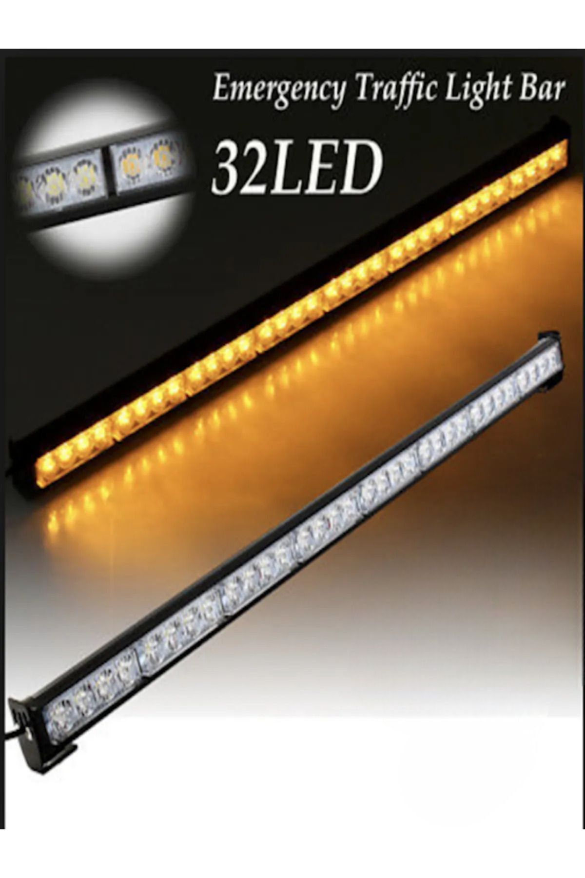 Tepe%20Led%20Bar%20Çakarlı%20Off%20Road%2012-36v%2090cm%20Sarı-Sarı%20Metal%20Gövde